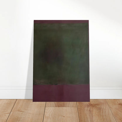 Untitled Green on Maroon - 1961 Canvas | Mark Rothko Canvas | Rothko Prints