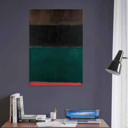 Untitled Red-Brown, Black, Green, Red - 1962 Canvas | Mark Rothko Canvas | Rothko Prints