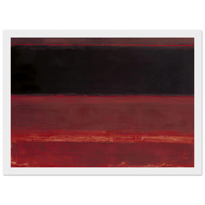 Four Darks in Red - 1958 Framed Poster | Mark Rothko Framed Prints Wall Art | Rothko Prints