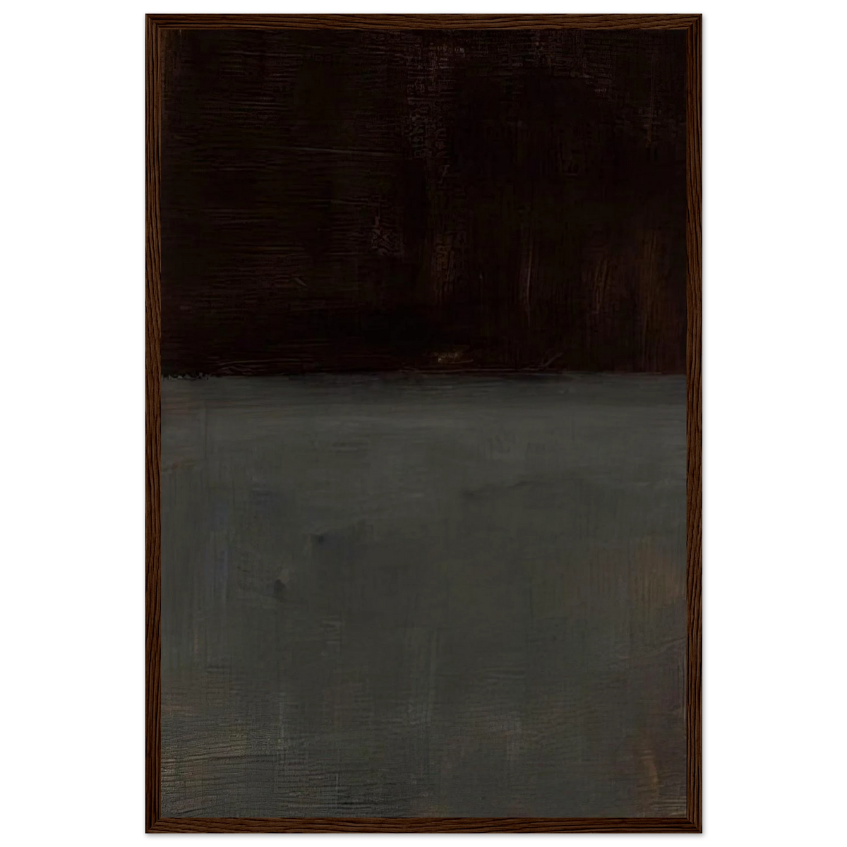 Untitled brown and gray - 1969 Framed Poster | Mark Rothko Framed Prints Wall Art | Rothko Prints