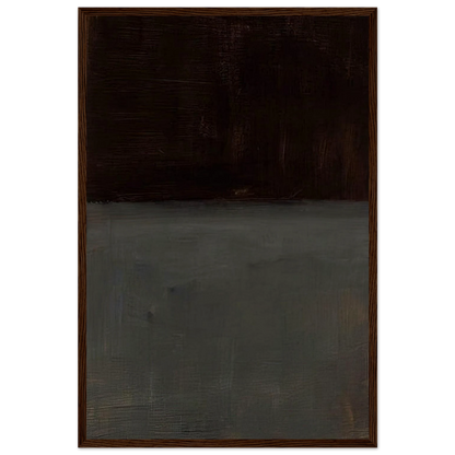 Untitled brown and gray - 1969 Framed Poster | Mark Rothko Framed Prints Wall Art | Rothko Prints