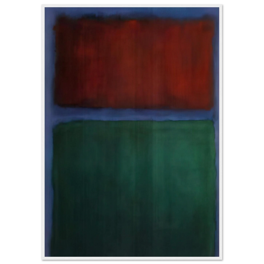 Earth and Green - 1955 Framed Poster | Mark Rothko Framed Prints Wall Art | Rothko Prints