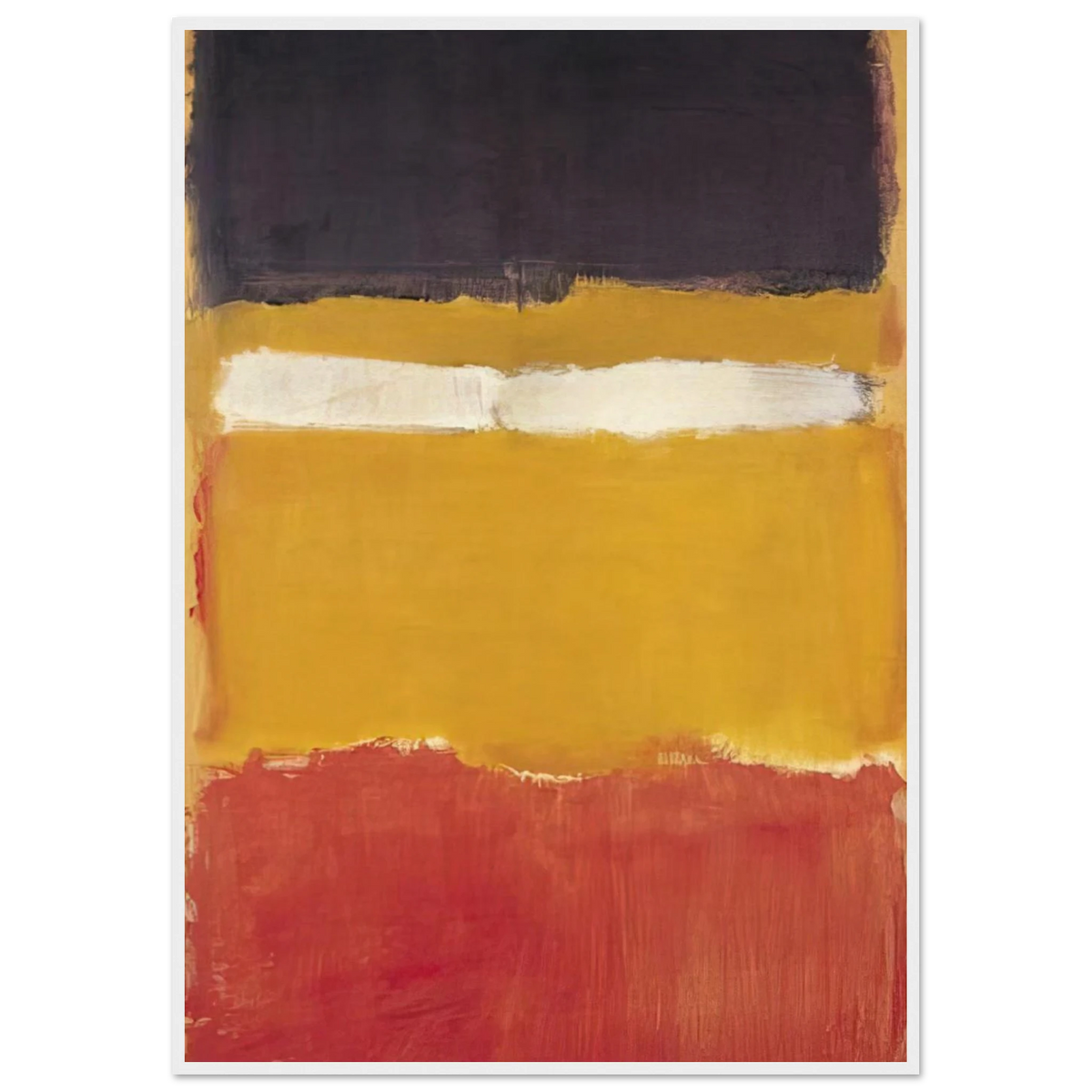 Number 24 Untitled - 1951 Framed Poster | Mark Rothko Framed Prints Wall Art | Rothko Prints