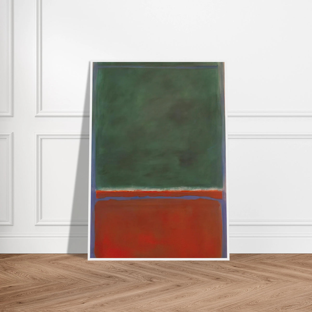 Green and Maroon - 1953 Framed Poster | Mark Rothko Framed Prints Wall Art | Rothko Prints
