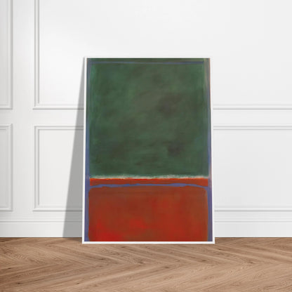 Green and Maroon - 1953 Framed Poster | Mark Rothko Framed Prints Wall Art | Rothko Prints