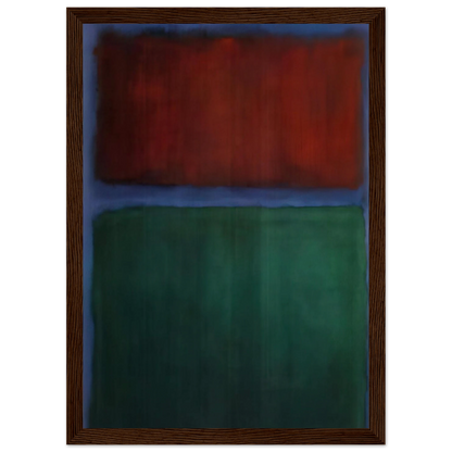 Earth and Green - 1955 Framed Poster | Mark Rothko Framed Prints Wall Art | Rothko Prints