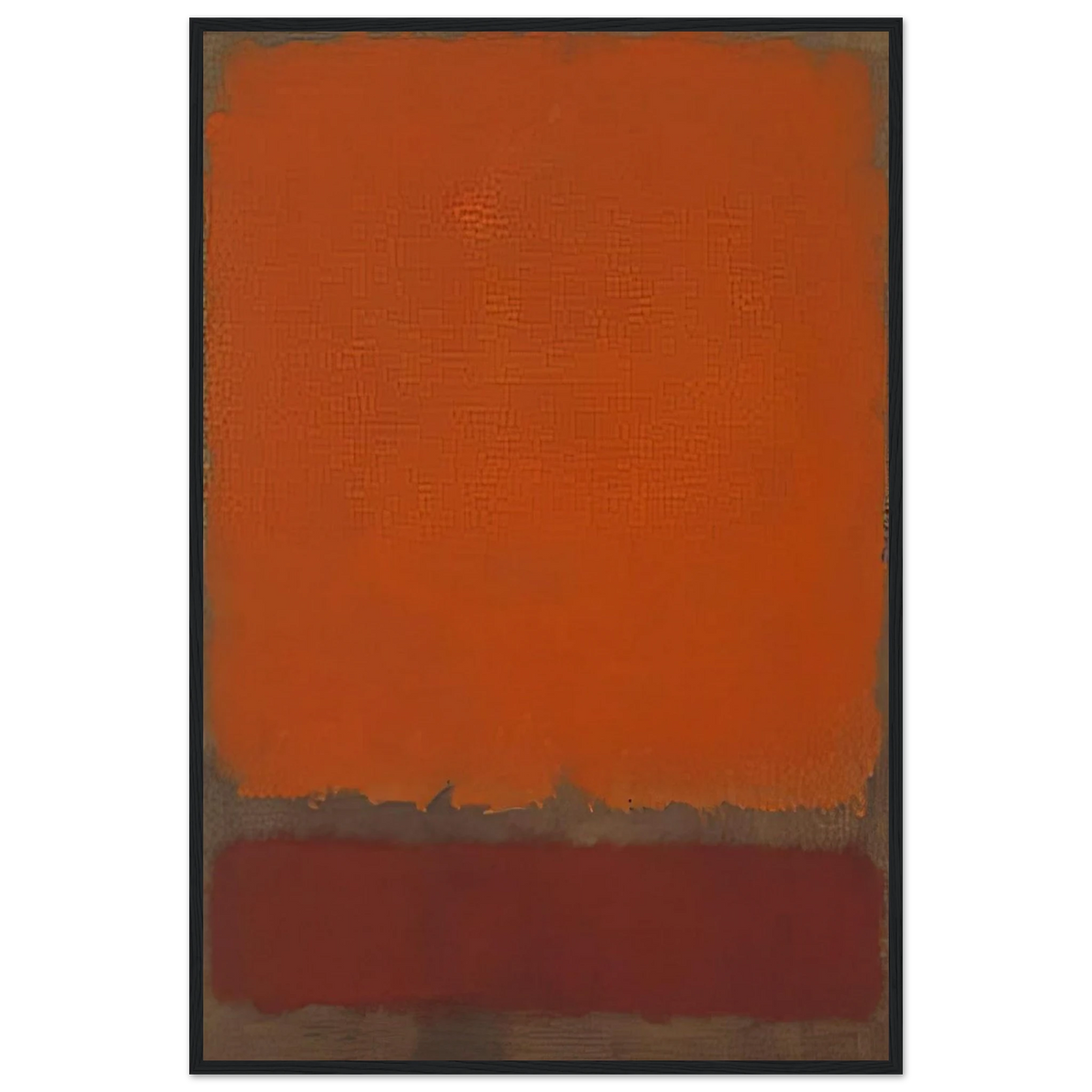 Ochre and Red on Red - 1962 Framed Poster | Mark Rothko Framed Prints Wall Art | Rothko Prints
