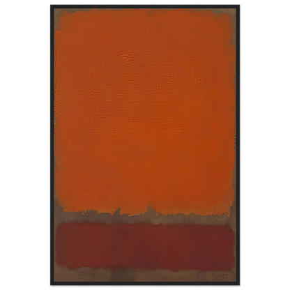 Ochre and Red on Red - 1962 Framed Poster | Mark Rothko Framed Prints Wall Art | Rothko Prints