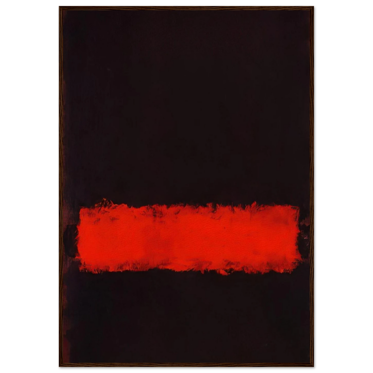 Black, Red and Black - 1968 Framed Poster | Mark Rothko Framed Prints Wall Art | Rothko Prints