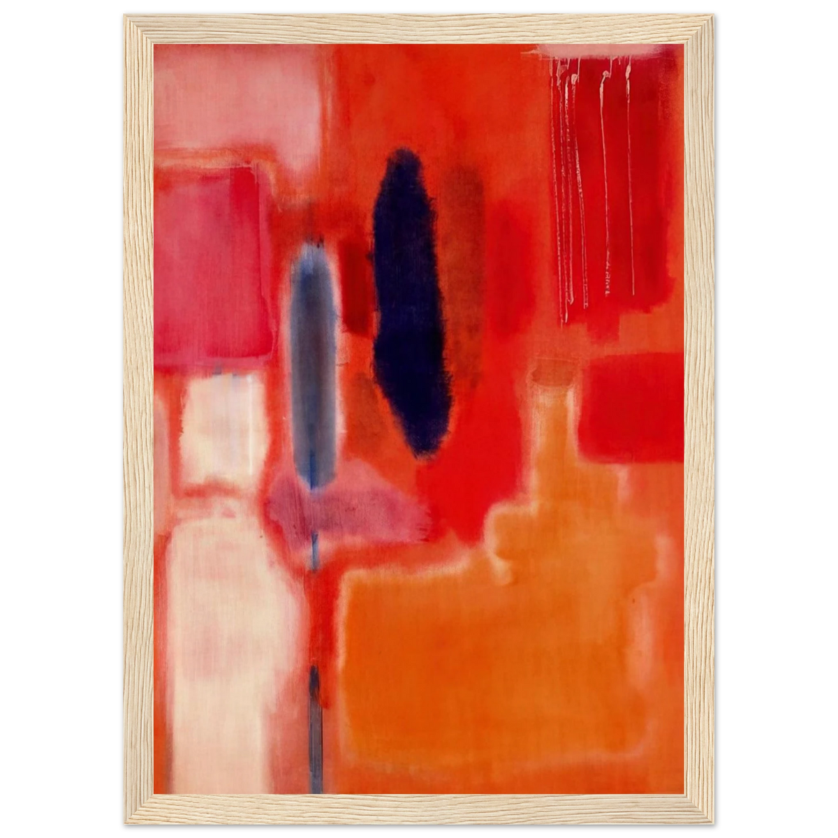 No. 9 - 1948 Framed Poster | Mark Rothko Framed Prints Wall Art | Rothko Prints