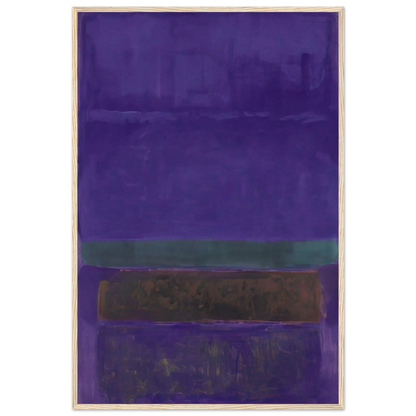 Untitled [Blue, Green, and Brown] - 1952 Framed Poster | Mark Rothko Framed Prints Wall Art | Rothko Prints