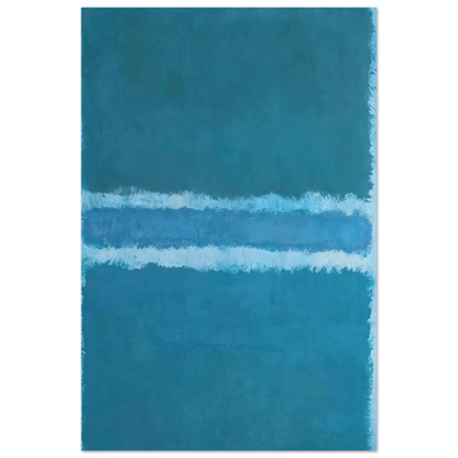 Untitled Blue Divided by Blue - 1966 Poster | Mark Rothko Poster | Rothko Prints