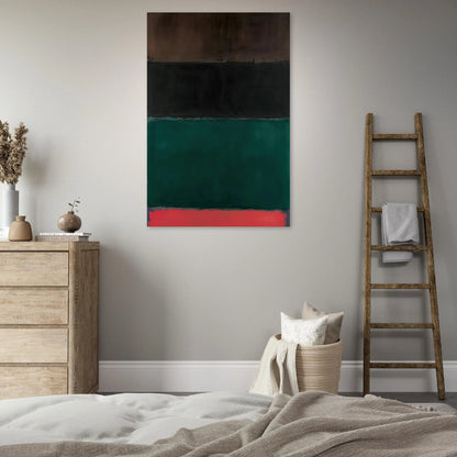 Untitled Red-Brown, Black, Green, Red - 1962 Poster | Mark Rothko Poster | Rothko Prints