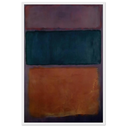 Untitled - 1963 Framed Poster | Mark Rothko Framed Prints Wall Art | Rothko Prints