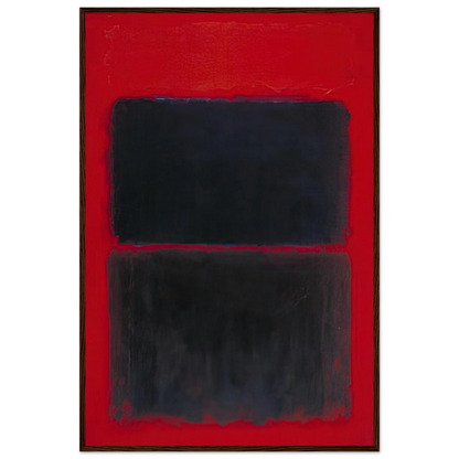 Light Red Over Black - 1957 Framed Poster | Mark Rothko Framed Prints Wall Art | Rothko Prints