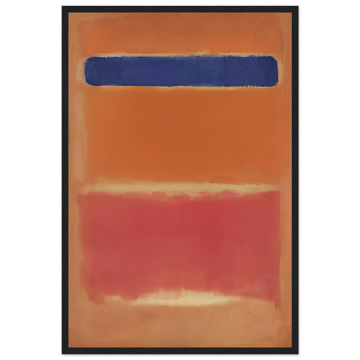 Blue Over Red - 1953 Framed Poster | Mark Rothko Framed Prints Wall Art | Rothko Prints