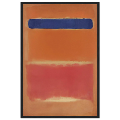 Blue Over Red - 1953 Framed Poster | Mark Rothko Framed Prints Wall Art | Rothko Prints