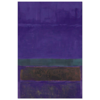 Untitled [Blue, Green, and Brown] - 1952 Poster | Mark Rothko Poster | Rothko Prints