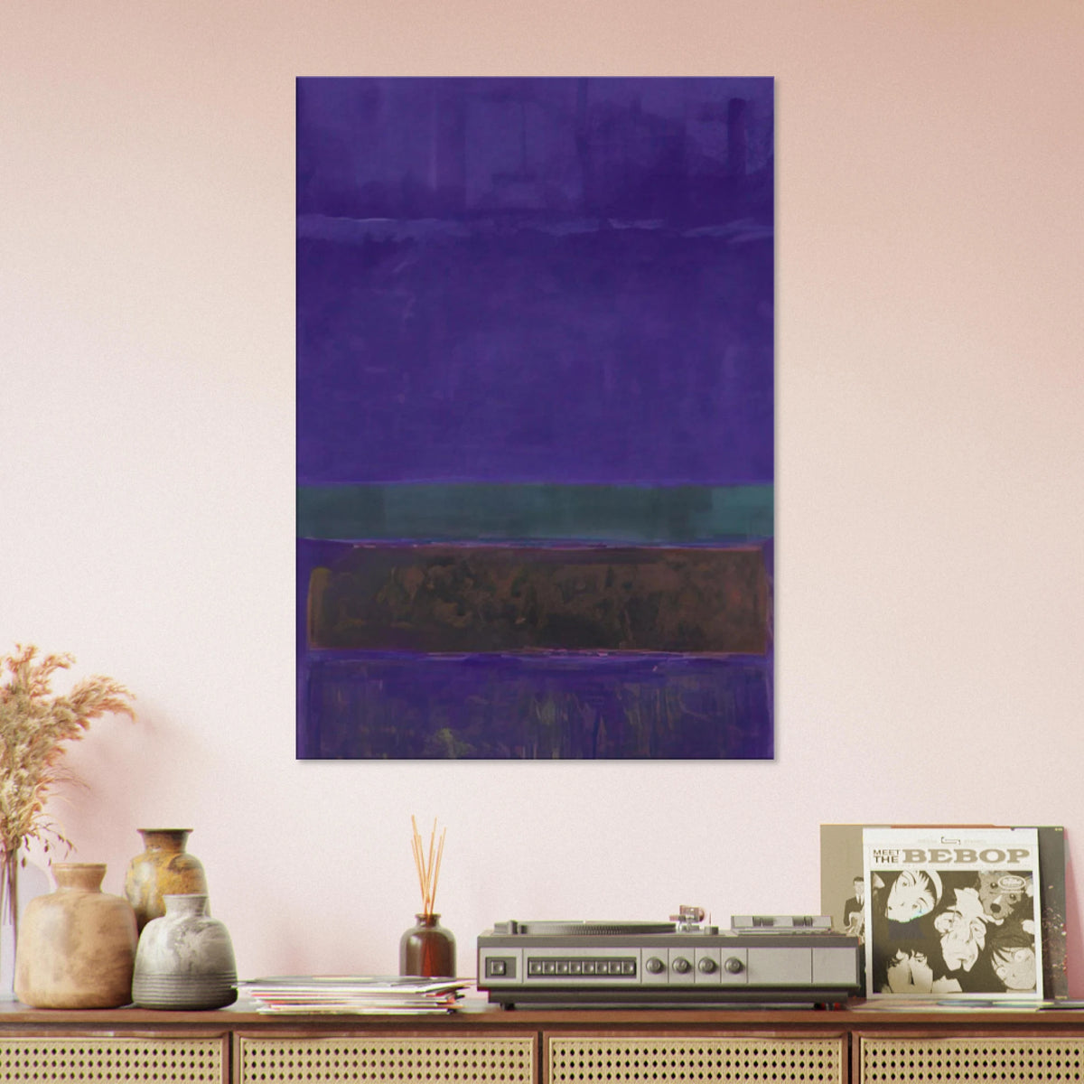 Untitled [Blue, Green, and Brown] - 1952 Canvas | Mark Rothko Canvas | Rothko Prints