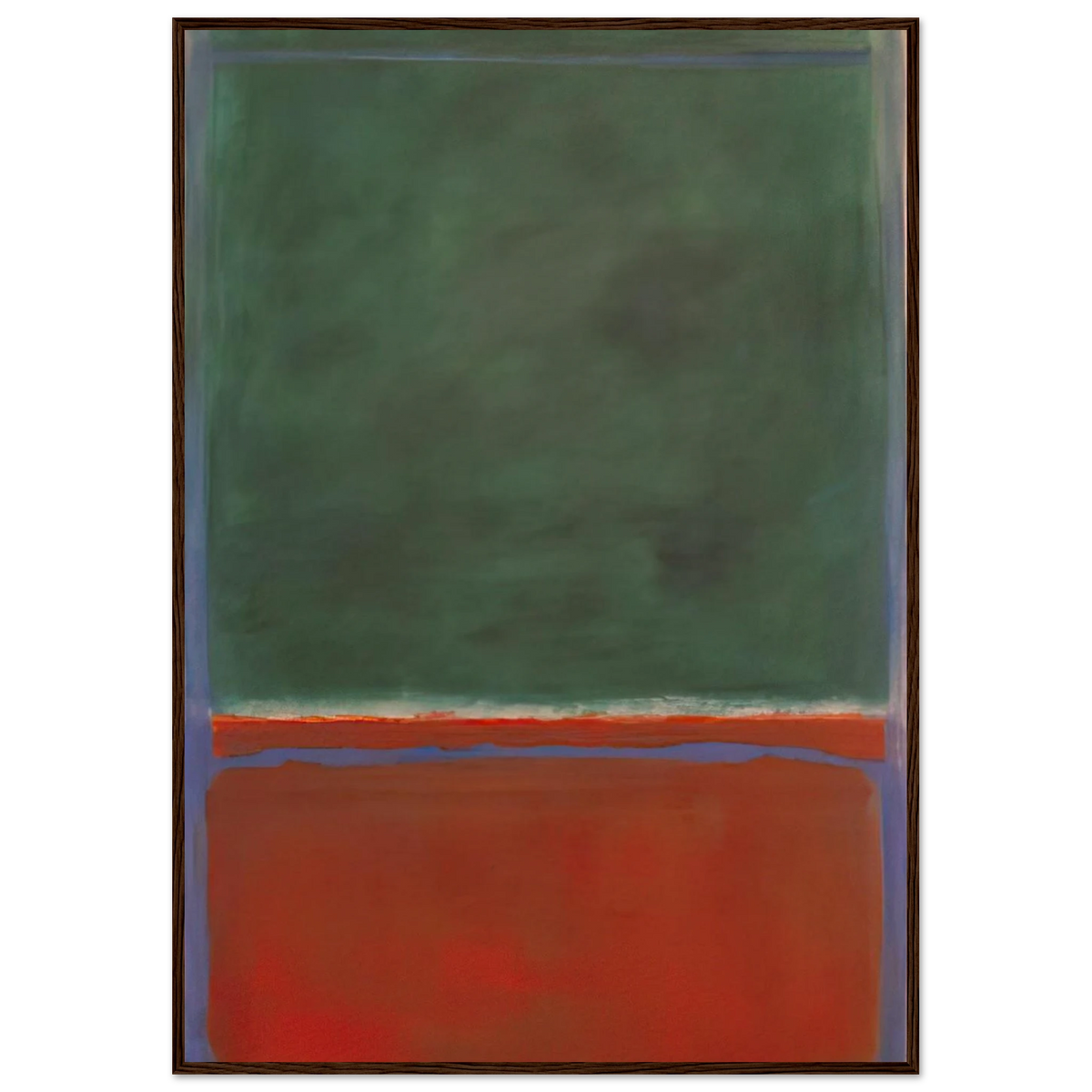 Green and Maroon - 1953 Framed Poster | Mark Rothko Framed Prints Wall Art | Rothko Prints