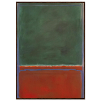 Green and Maroon - 1953 Framed Poster | Mark Rothko Framed Prints Wall Art | Rothko Prints