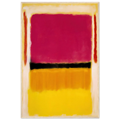 Violet, Black, Orange, Yellow on White and Red - 1949 Framed Poster | Mark Rothko Framed Prints Wall Art | Rothko Prints