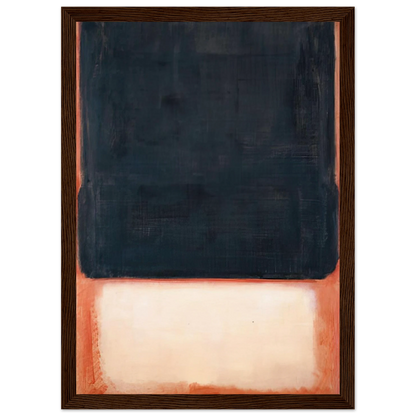 No. 7 Dark Over Light - 1954 Framed Poster | Mark Rothko Framed Prints Wall Art | Rothko Prints