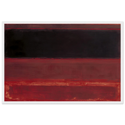 Four Darks in Red - 1958 Framed Poster | Mark Rothko Framed Prints Wall Art | Rothko Prints