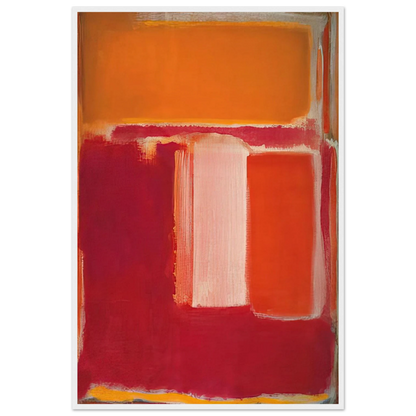 Yellow, Cherry, Orange - 1947 Framed Poster | Mark Rothko Framed Prints Wall Art | Rothko Prints