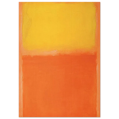 Orange and Yellow - 1956 Poster | Mark Rothko Poster | Rothko Prints