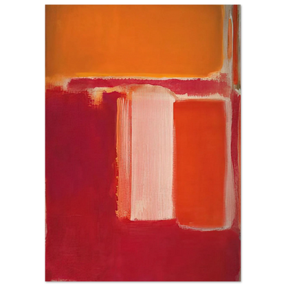Yellow, Cherry, Orange - 1947 Poster | Mark Rothko Poster | Rothko Prints