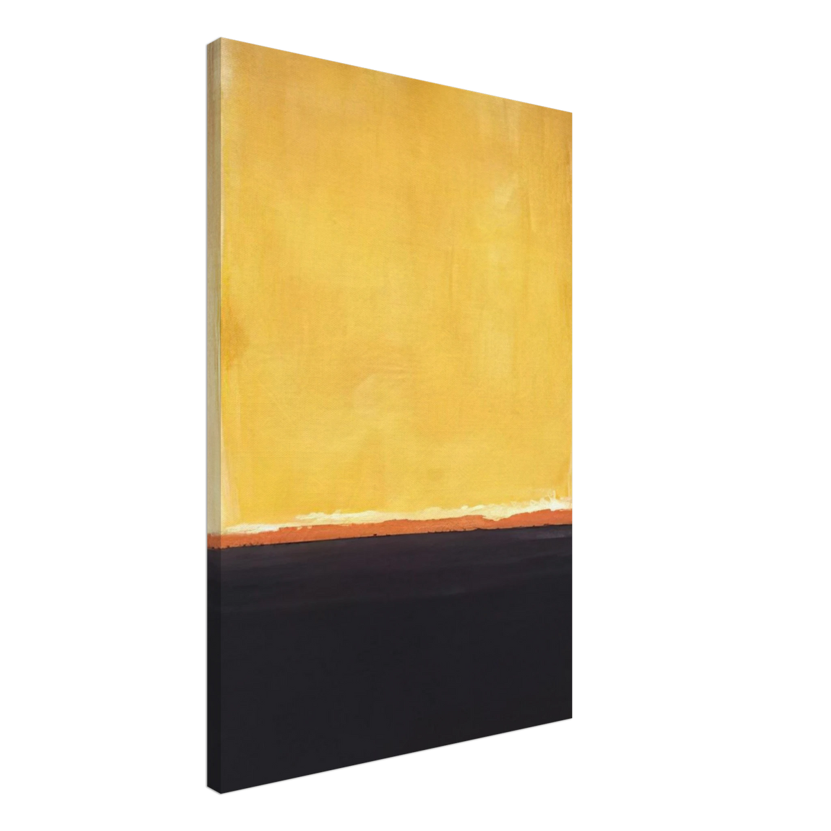 Yellow, Charcoal, Brown - 1953 Canvas | Mark Rothko Canvas | Rothko Prints