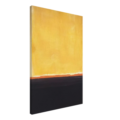Yellow, Charcoal, Brown - 1953 Canvas | Mark Rothko Canvas | Rothko Prints