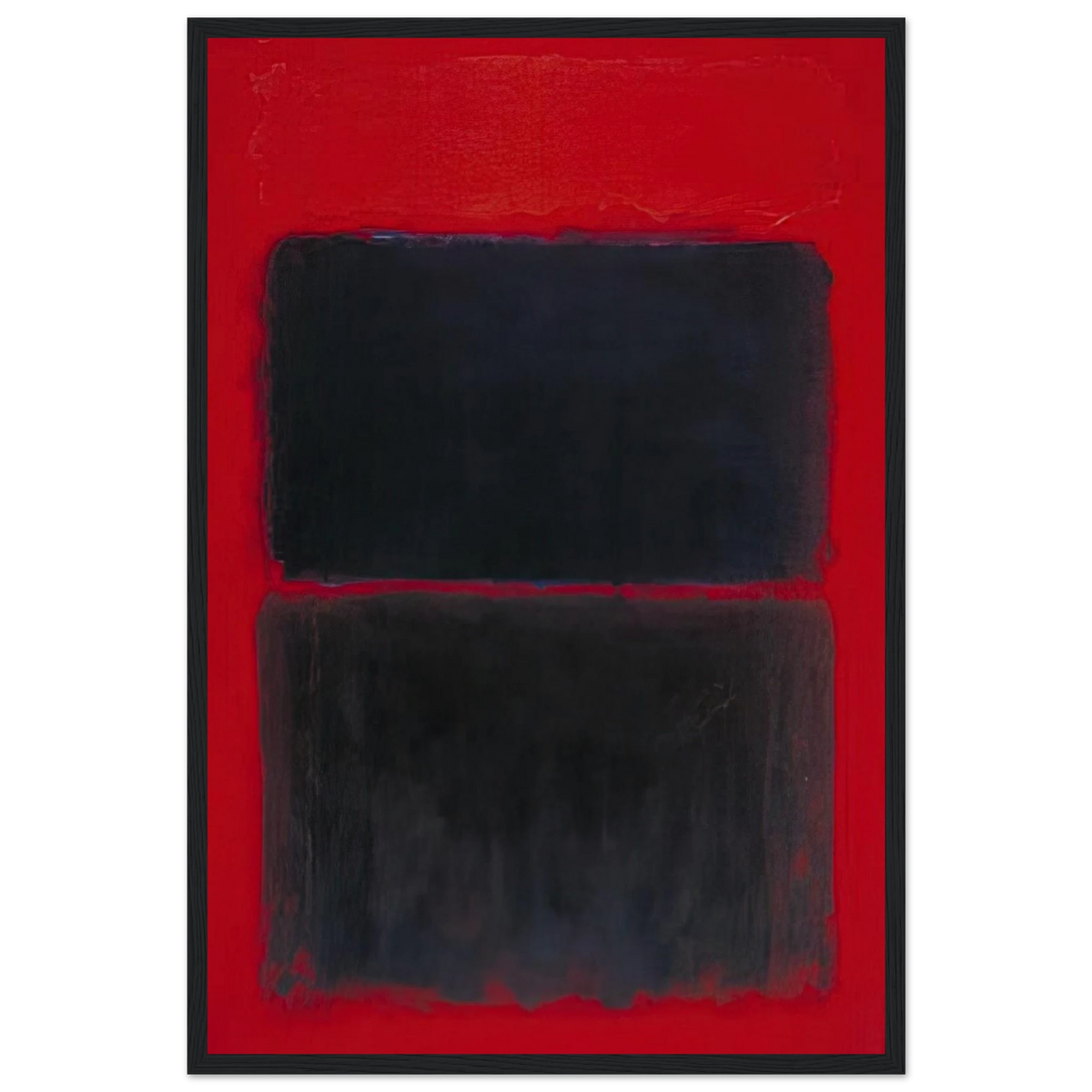Light Red Over Black - 1957 Framed Poster | Mark Rothko Framed Prints Wall Art | Rothko Prints
