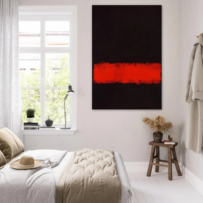 Black, Red and Black - 1968 Poster | Mark Rothko Poster | Rothko Prints
