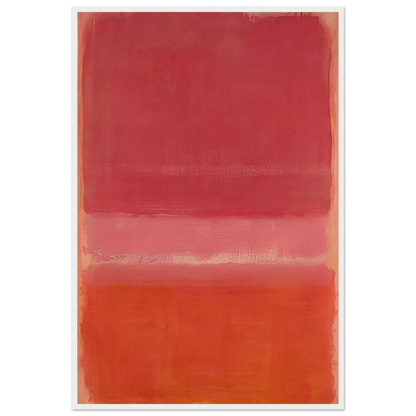Untitled Red - 1956 Framed Poster | Mark Rothko Framed Prints Wall Art | Rothko Prints