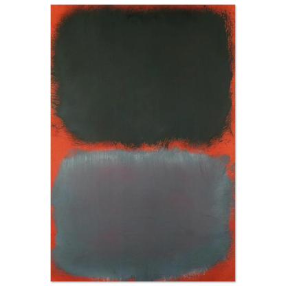 Untitled Gray, Gray on Red - 1968 Poster | Mark Rothko Poster | Rothko Prints