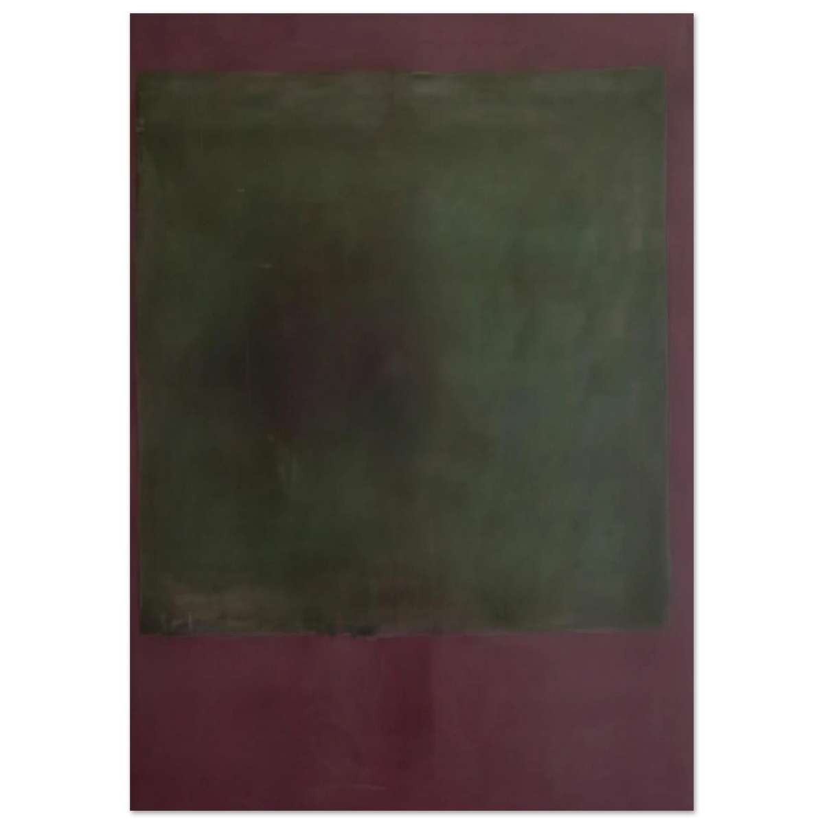 Untitled Green on Maroon - 1961 Poster | Mark Rothko Poster | Rothko Prints