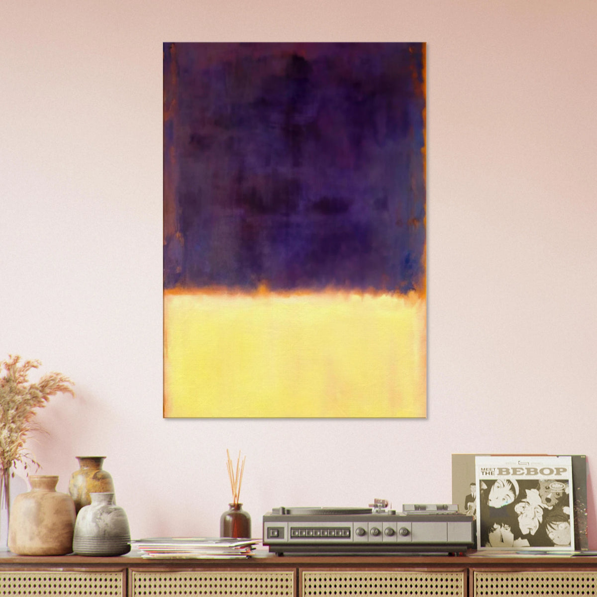 Red, Orange, Tan and Purple - 1954 Canvas | Mark Rothko Canvas | Rothko Prints