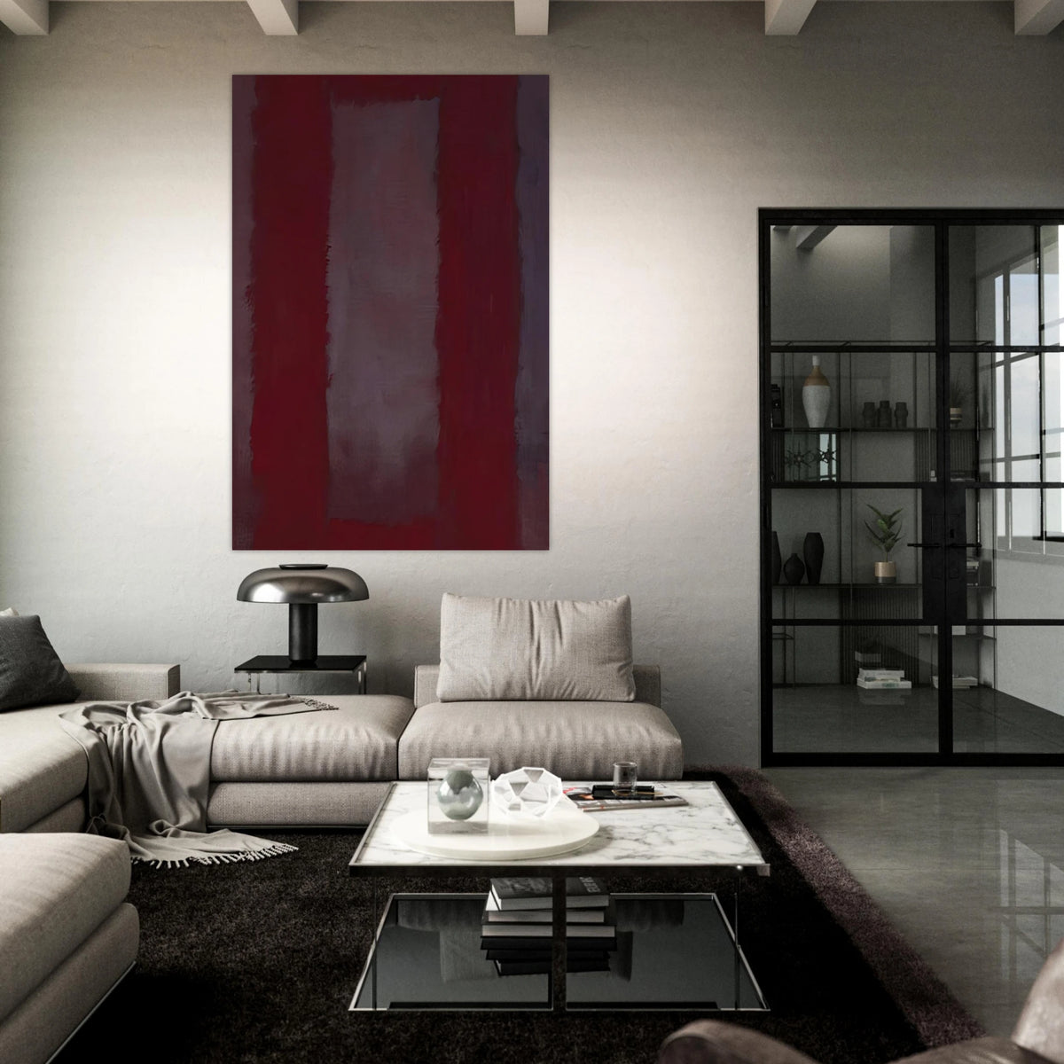 Red on Maroon - 1959 Poster | Mark Rothko Poster | Rothko Prints