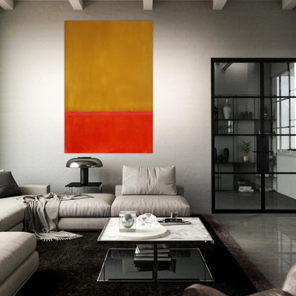 Ochre and Red on Red - 1954 Poster | Mark Rothko Poster | Rothko Prints