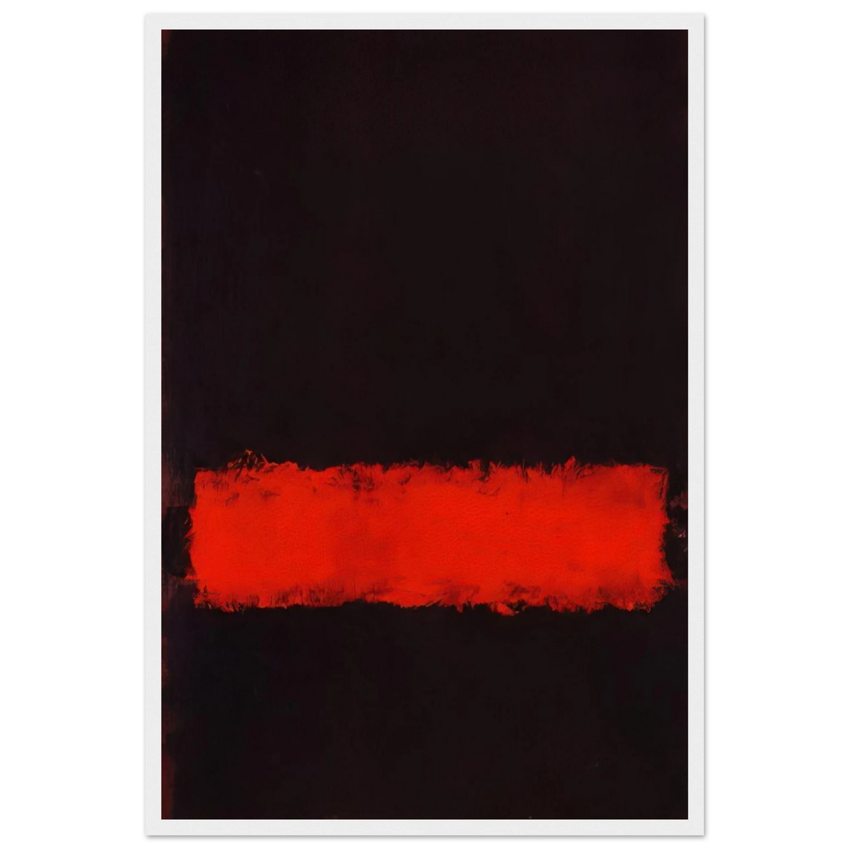 Black, Red and Black - 1968 Framed Poster | Mark Rothko Framed Prints Wall Art | Rothko Prints