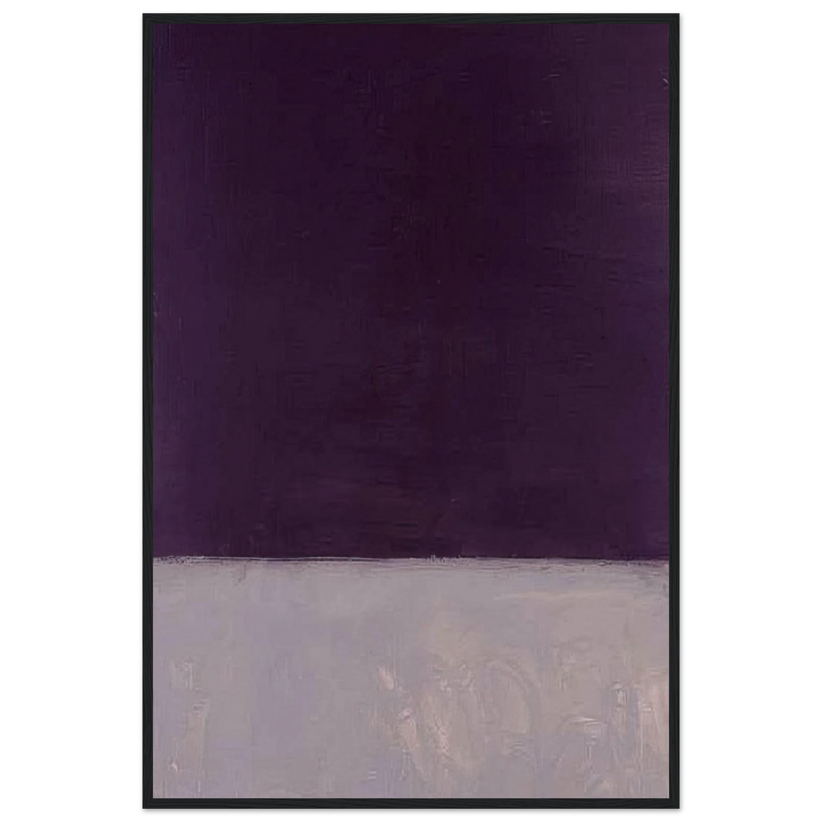 Untitled Black and Gray - 1970 Framed Poster | Mark Rothko Framed Prints Wall Art | Rothko Prints