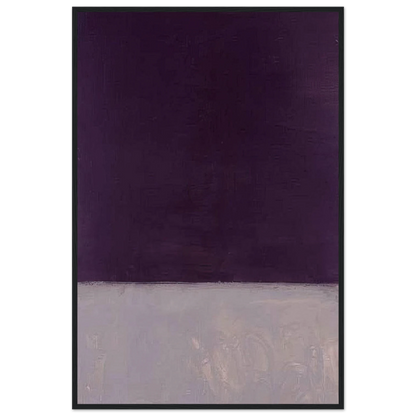 Untitled Black and Gray - 1970 Framed Poster | Mark Rothko Framed Prints Wall Art | Rothko Prints