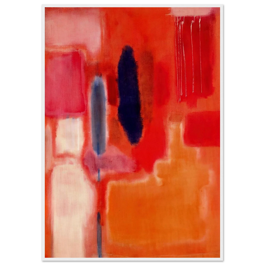 No. 9 - 1948 Framed Poster | Mark Rothko Framed Prints Wall Art | Rothko Prints