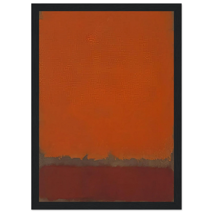 Ochre and Red on Red - 1962 Framed Poster | Mark Rothko Framed Prints Wall Art | Rothko Prints