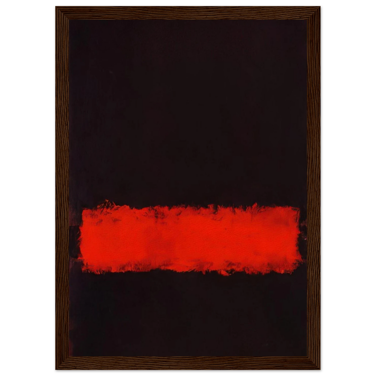 Black, Red and Black - 1968 Framed Poster | Mark Rothko Framed Prints Wall Art | Rothko Prints