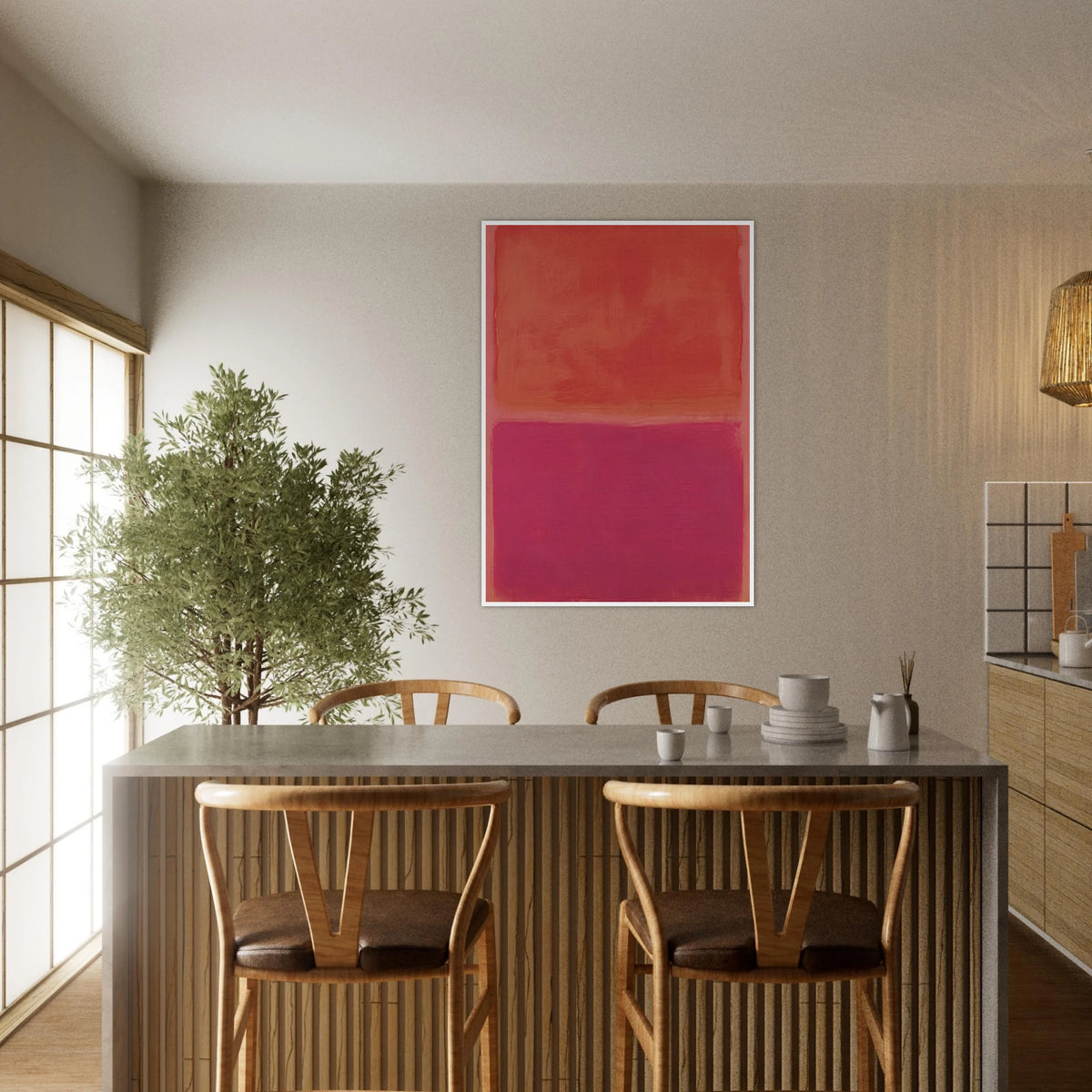 No. 3 - 1967 Framed Poster | Mark Rothko Framed Prints Wall Art | Rothko Prints