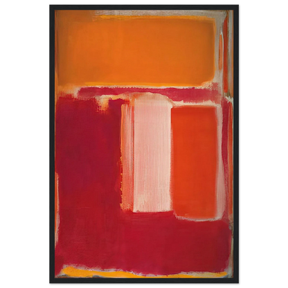 Yellow, Cherry, Orange - 1947 Framed Poster | Mark Rothko Framed Prints Wall Art | Rothko Prints