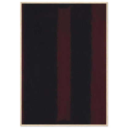 Black on Maroon - 1959 Framed Poster | Mark Rothko Framed Prints Wall Art | Rothko Prints